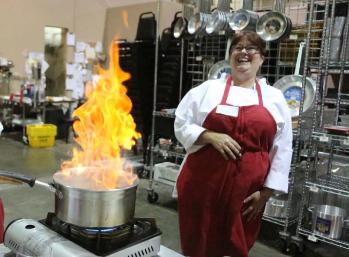 Surfas 6-Week Professional Cooking Classes (Level 2) + Team Cooking CompetitionLaura flambe