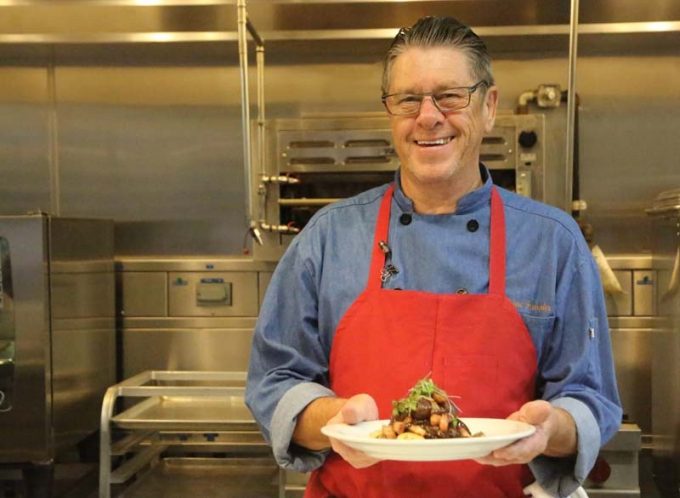 Surfas Professional Cooking Classes - Series One Chef with dish