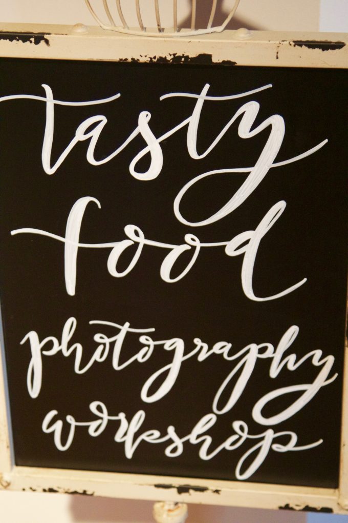Tasty Food Photography Workshop: Pinch of Yum Studios sign
