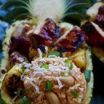 Hawaiian Huli Chicken Pineapple Rice Bowls chicken pineapple and tropical rice