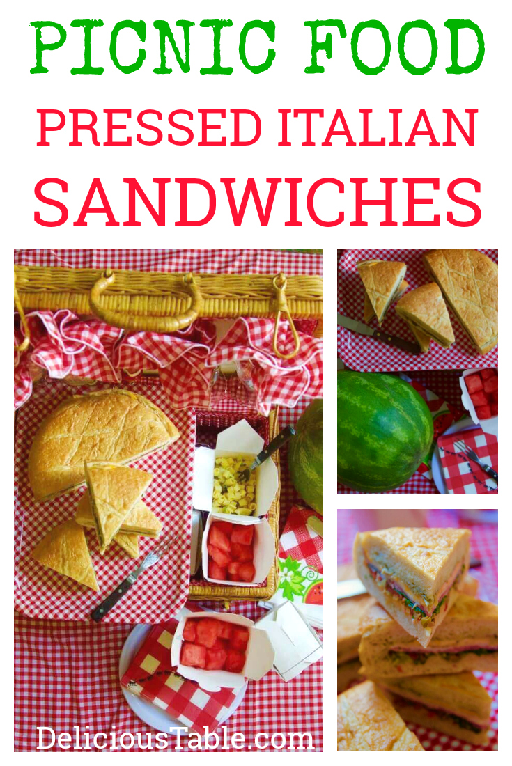Pressed Picnic Sandwich Recipe Delicious Table