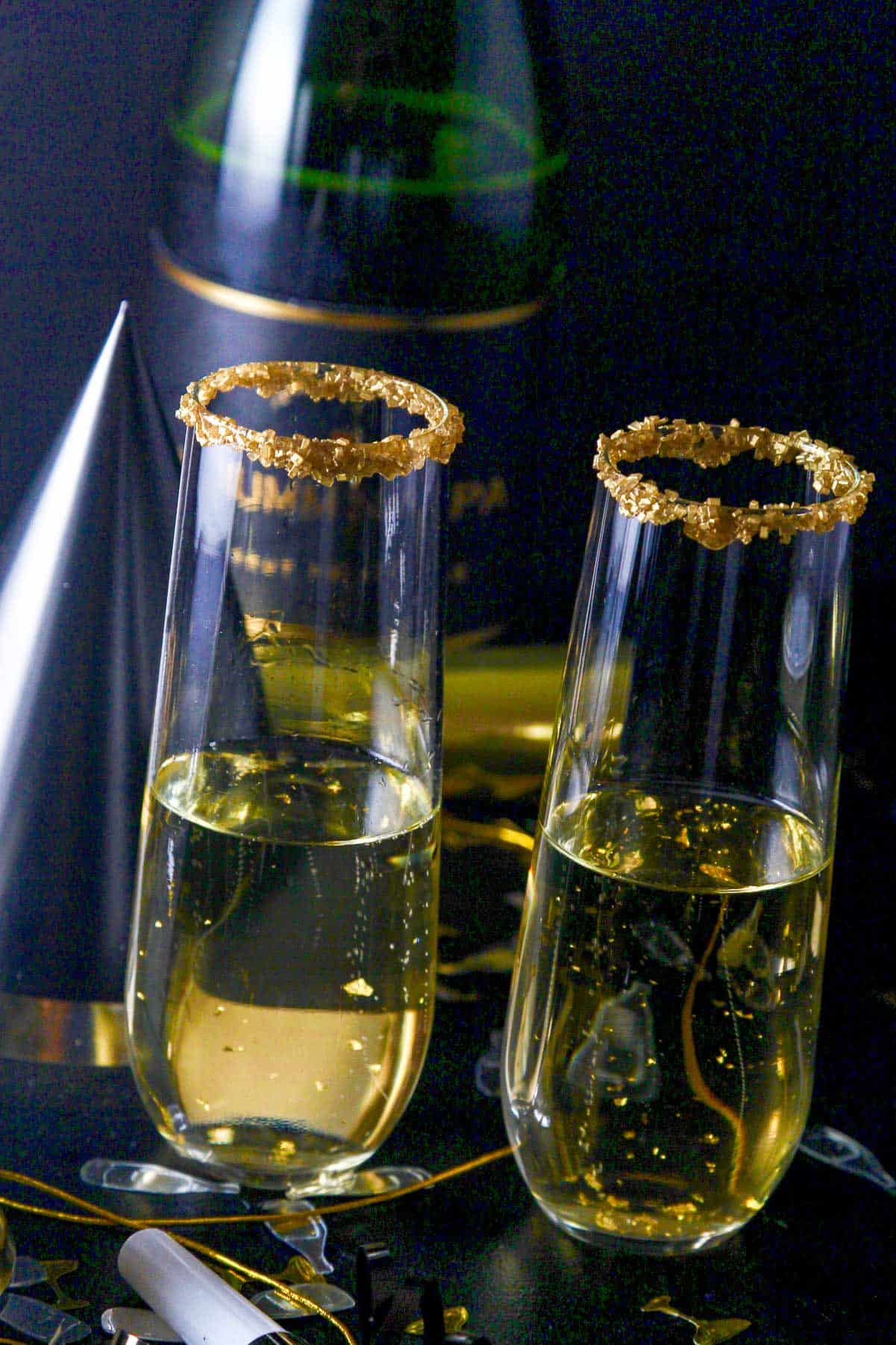 Champagne Cocktails Sparkling Holiday Drinks Delicious Table
