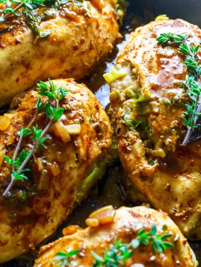 STUFFED CHICKEN BREASTS - Delicious Table