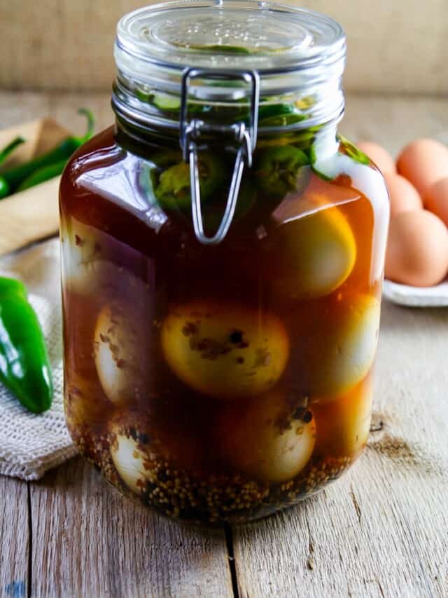Pickled Eggs Recipe Delicious Table
