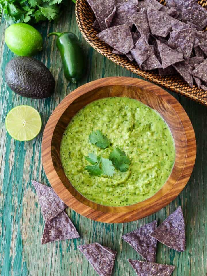 Avocado Salsa Recipe (Green Taco Sauce) Delicious Table