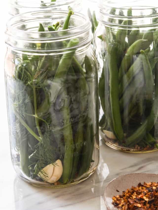 Pickled Green Beans Recipe (Dilly Beans) Delicious Table