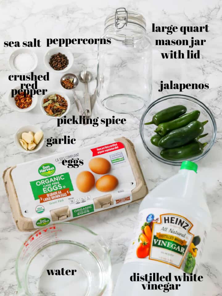 Jalapeno Pickled Eggs - Delicious Table