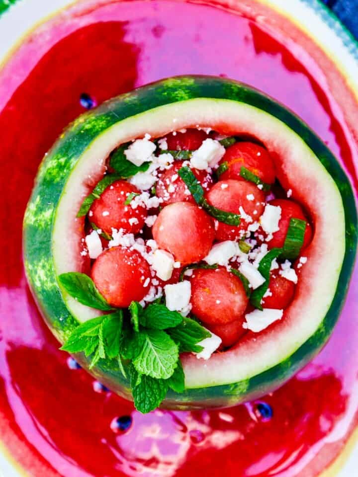 Watermelon Salad Recipe Delicious Table