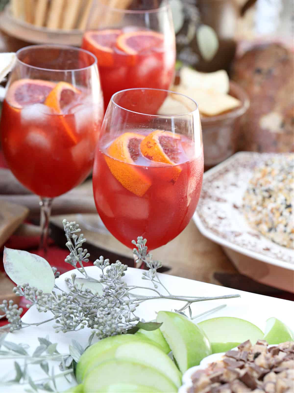 Pomegranate Aperol Spritz - Fall Aperol Spritz