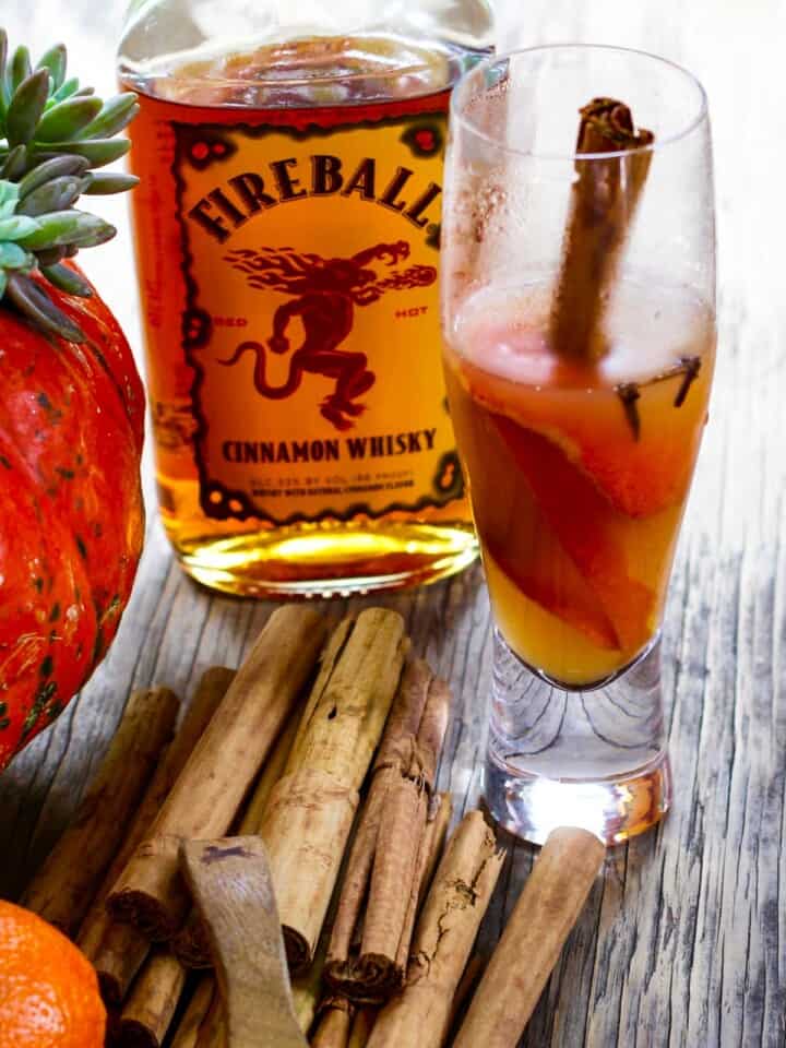 Fireball Whisky Fall Cocktails Delicious Table