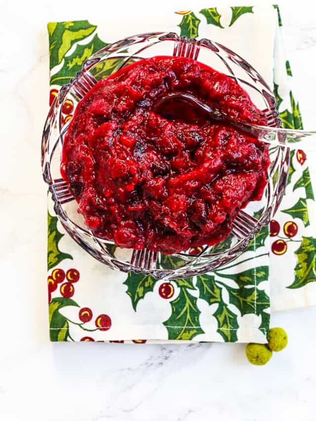 PineappleOrange Cranberry Sauce Recipe Delicious Table