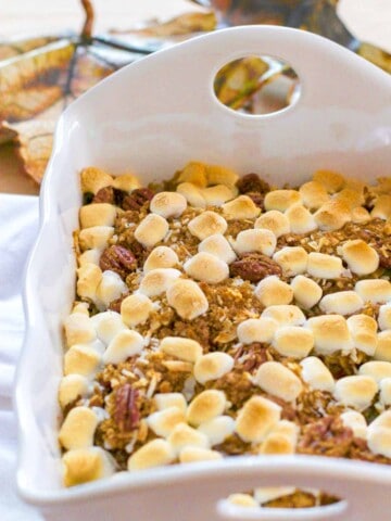 Sweet Potato Casserole With Marshmallows - Delicious Table