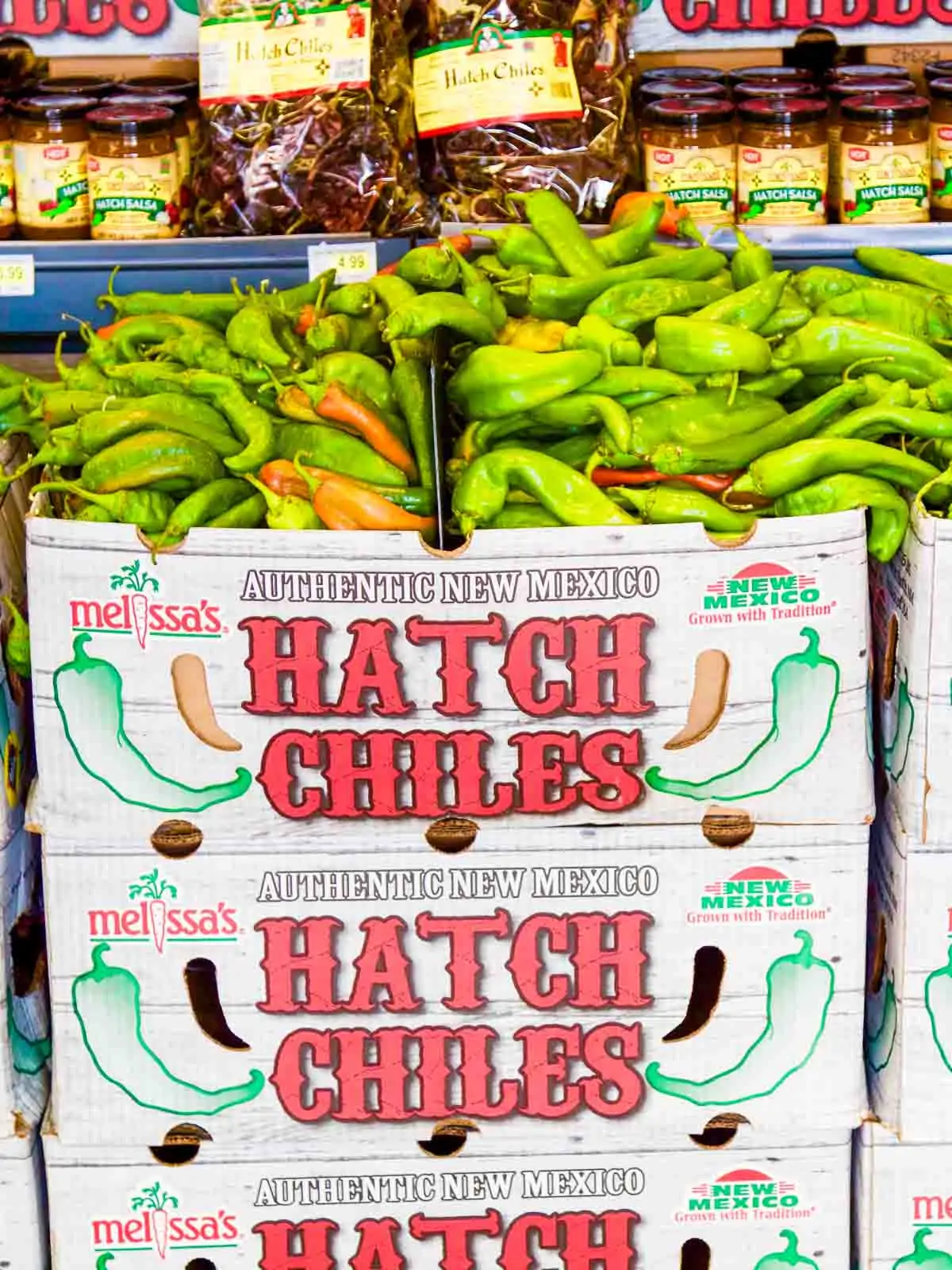 Boxes of Hatch Chiles