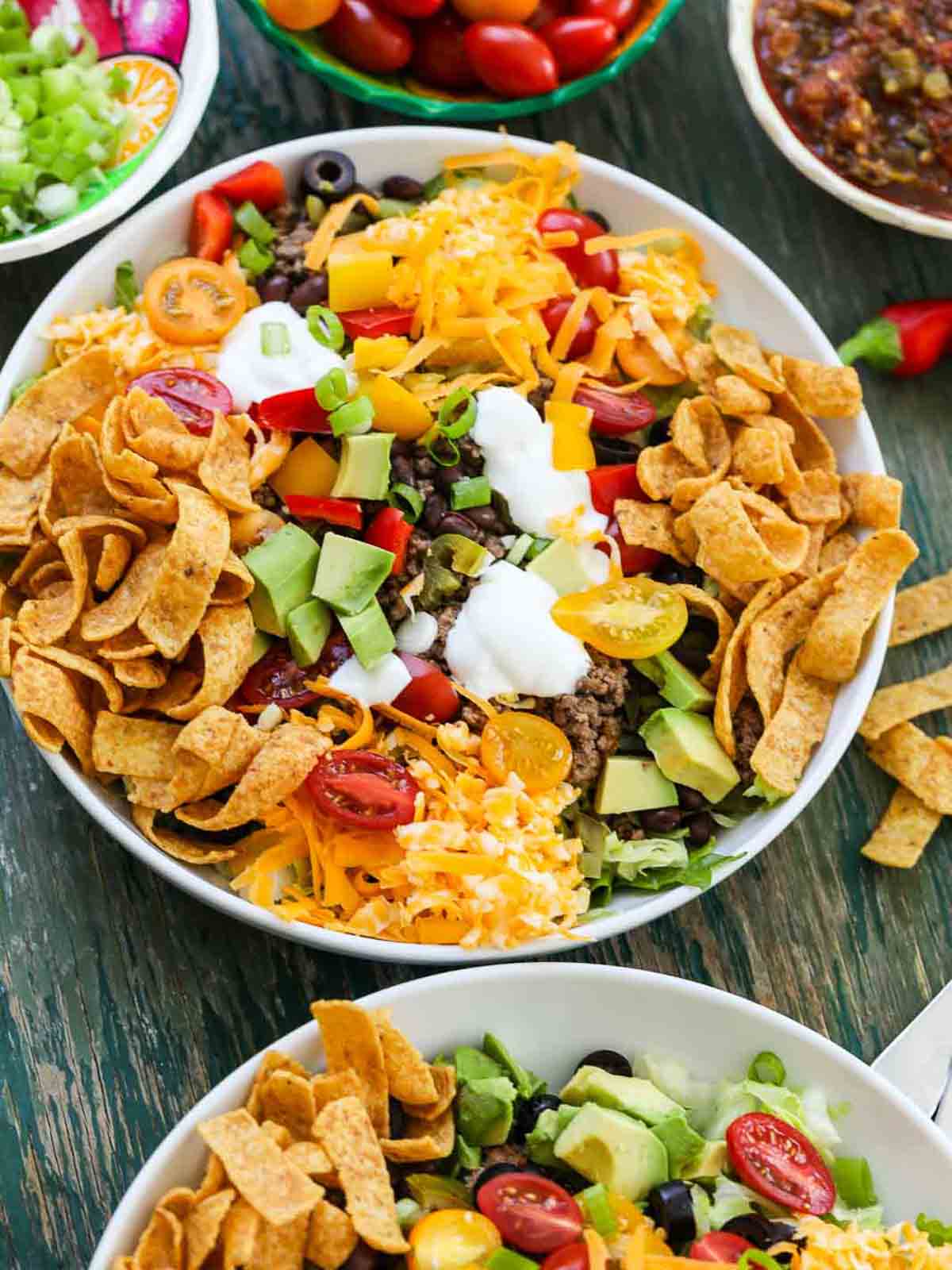 Taco Salad Dip With Ground Beef