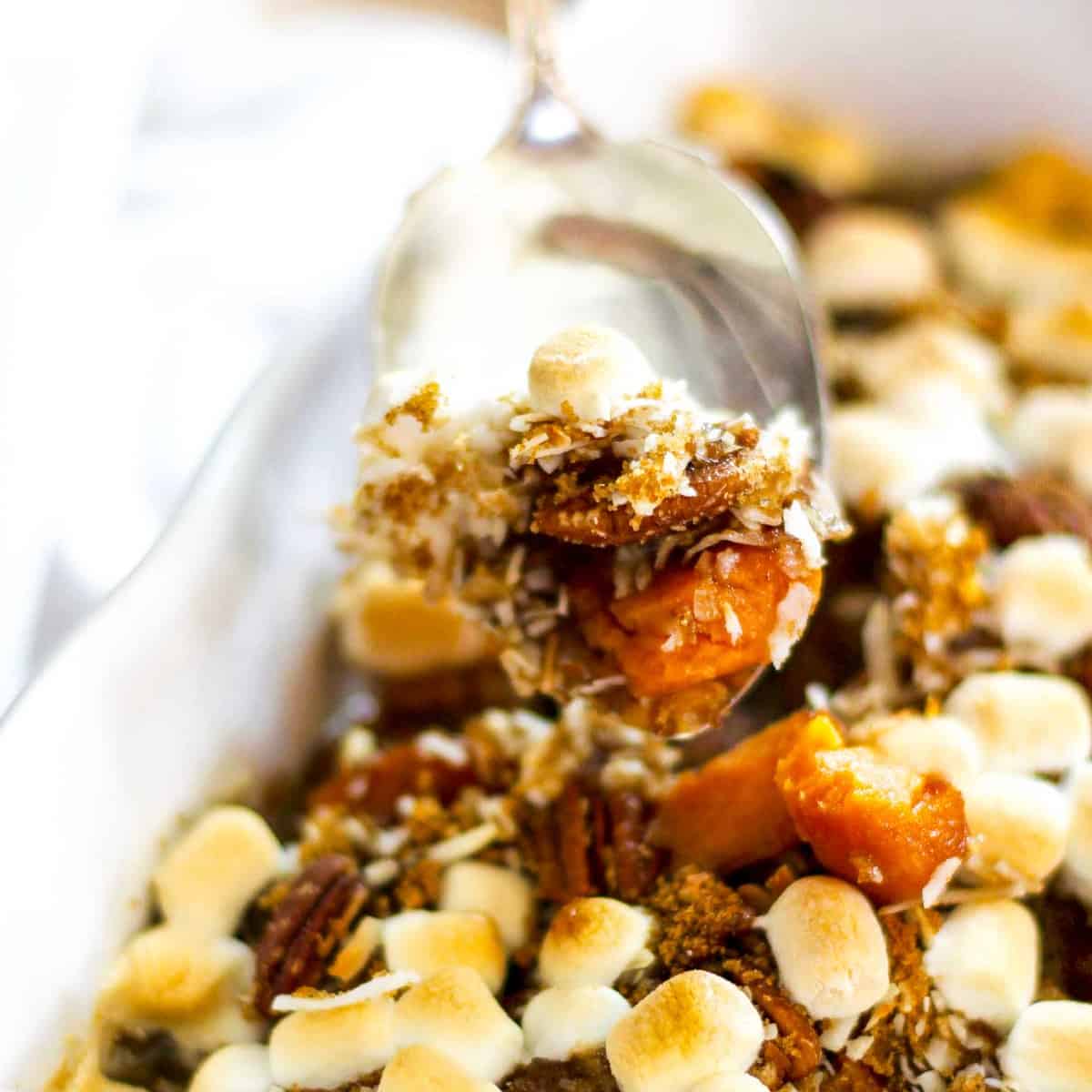 Sweet Potato Casserole With Marshmallows Delicious Table