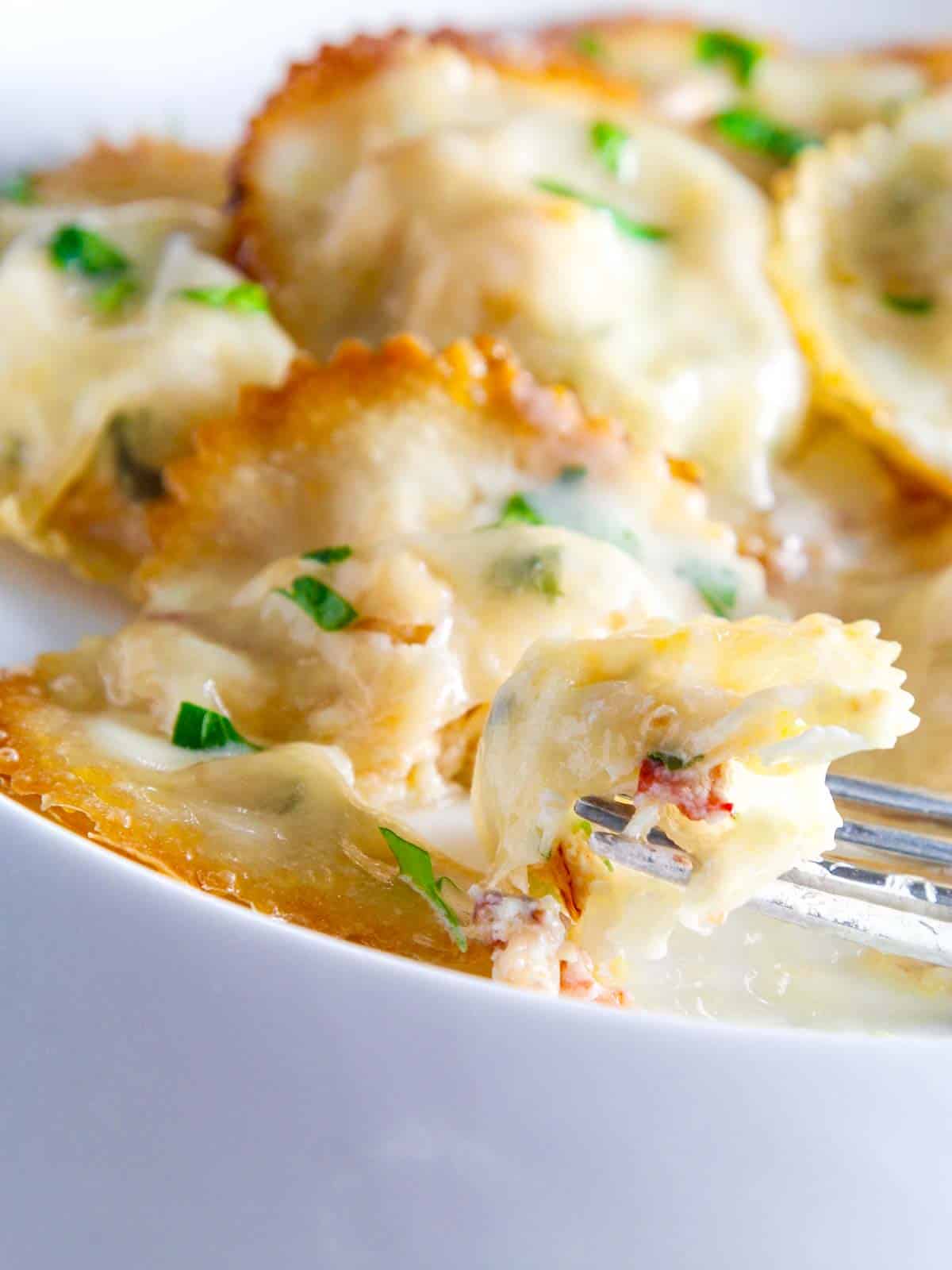 Lobster Ravioli (With Limoncello Lemon Butter Sauce!)