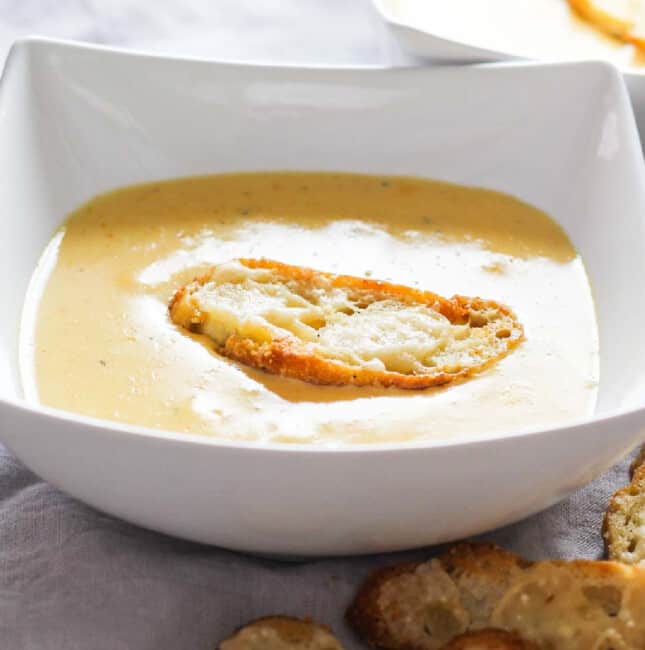 Cheese Soup Recipe (Rich Cheddar Flavor!) - Delicious Table