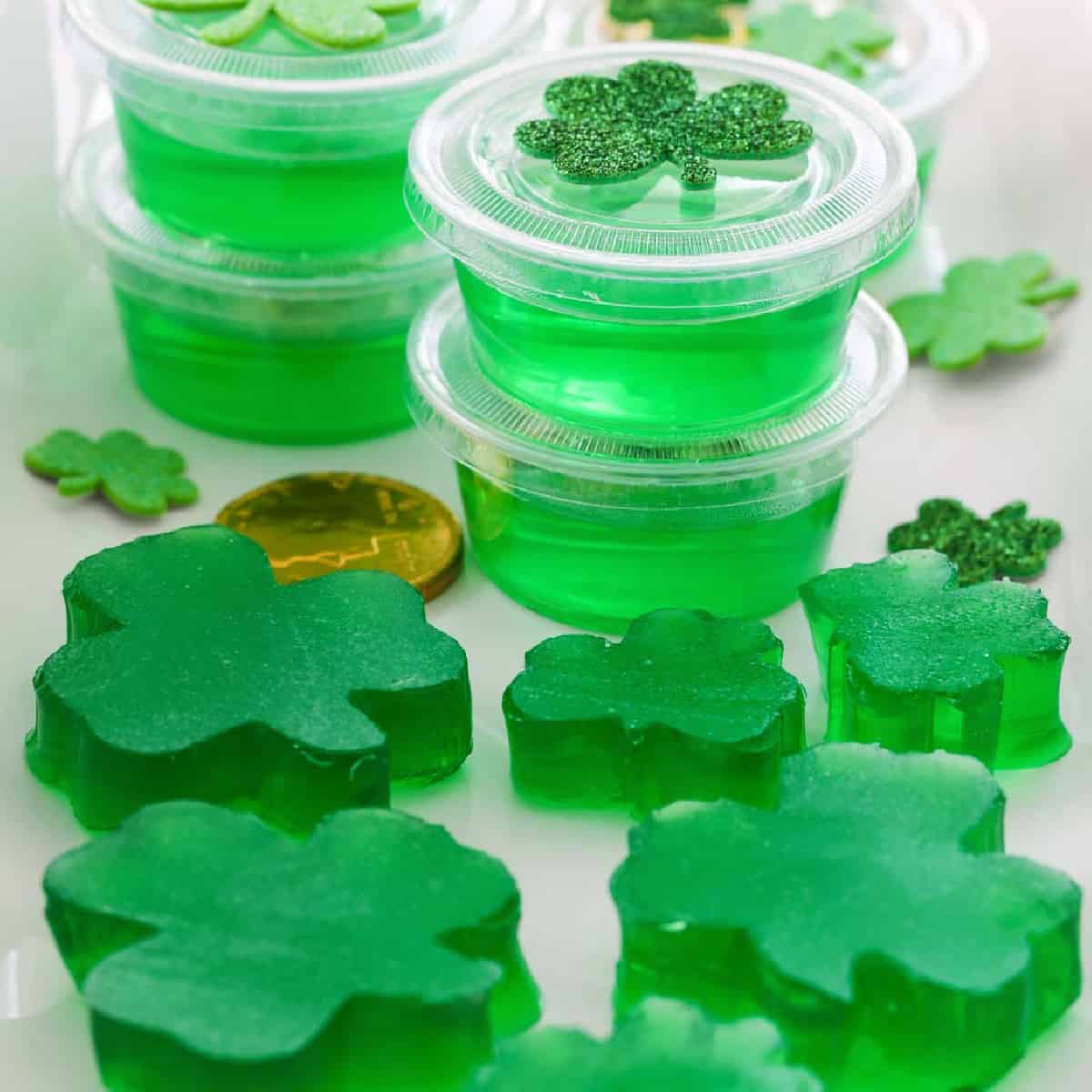 Green Jello Shots and Jigglers | Delicious Table