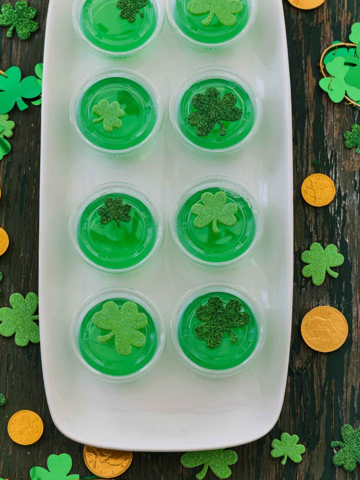 Green Jello Shots And Jigglers Delicious Table