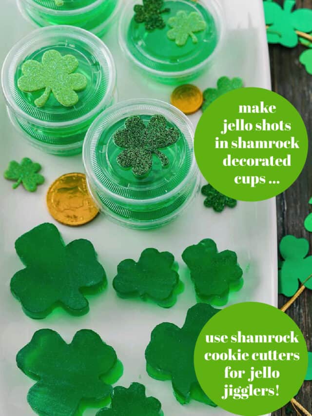 Green Jello Shots And Jigglers Delicious Table