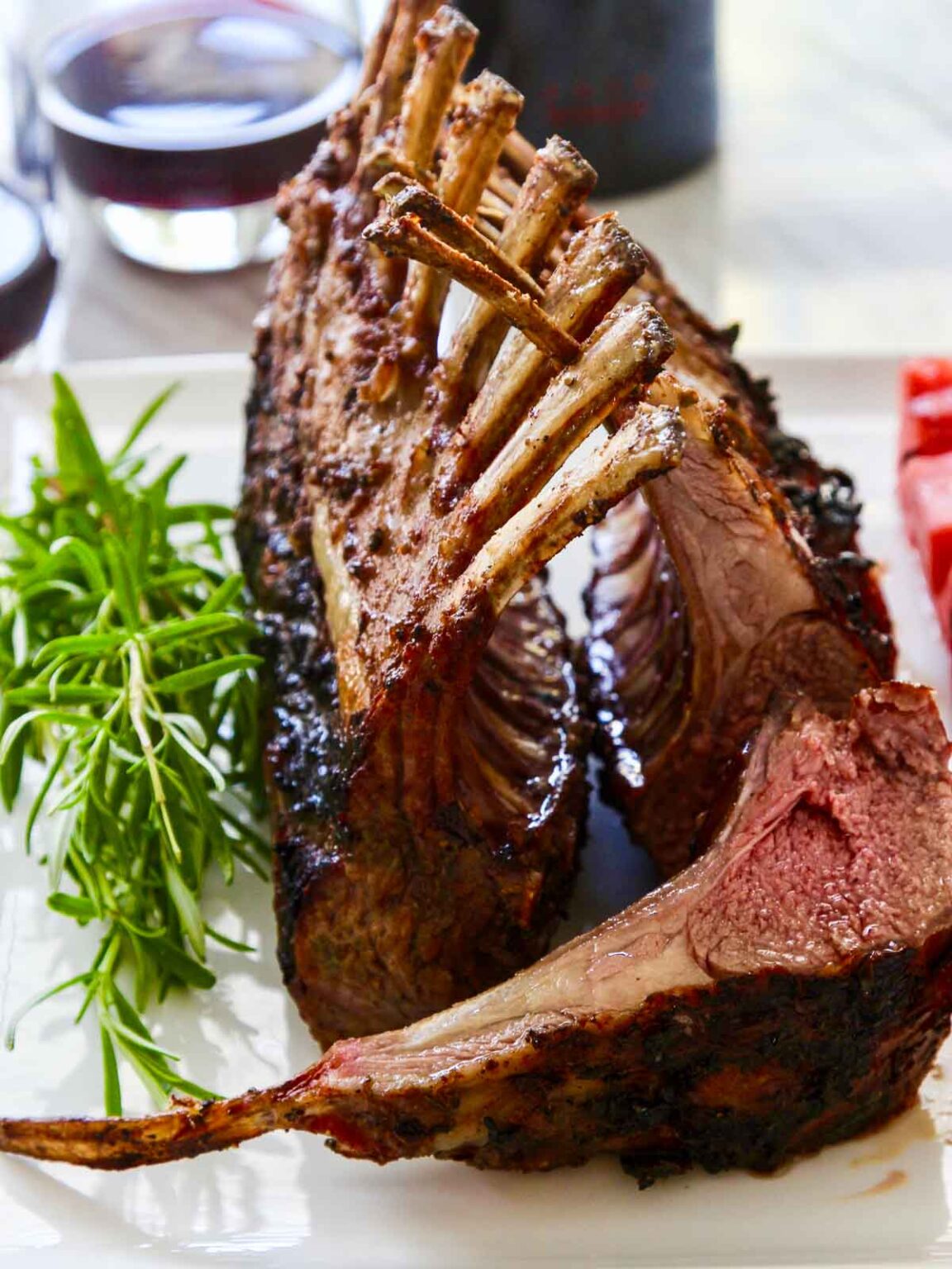 Grilled Rack Of Lamb With The Best Side Dishes Delicious Table