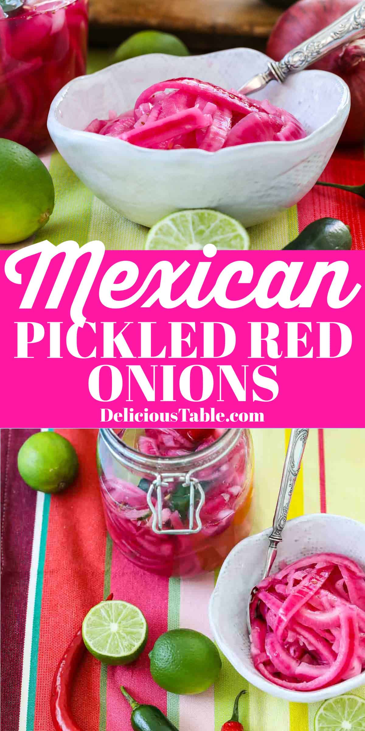 Mexican Pickled Red Onions Recipe (Quick & Easy) Delicious Table