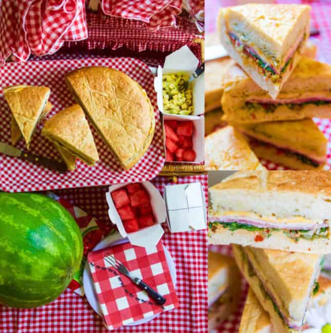 Pressed Picnic Sandwich Recipe Delicious Table