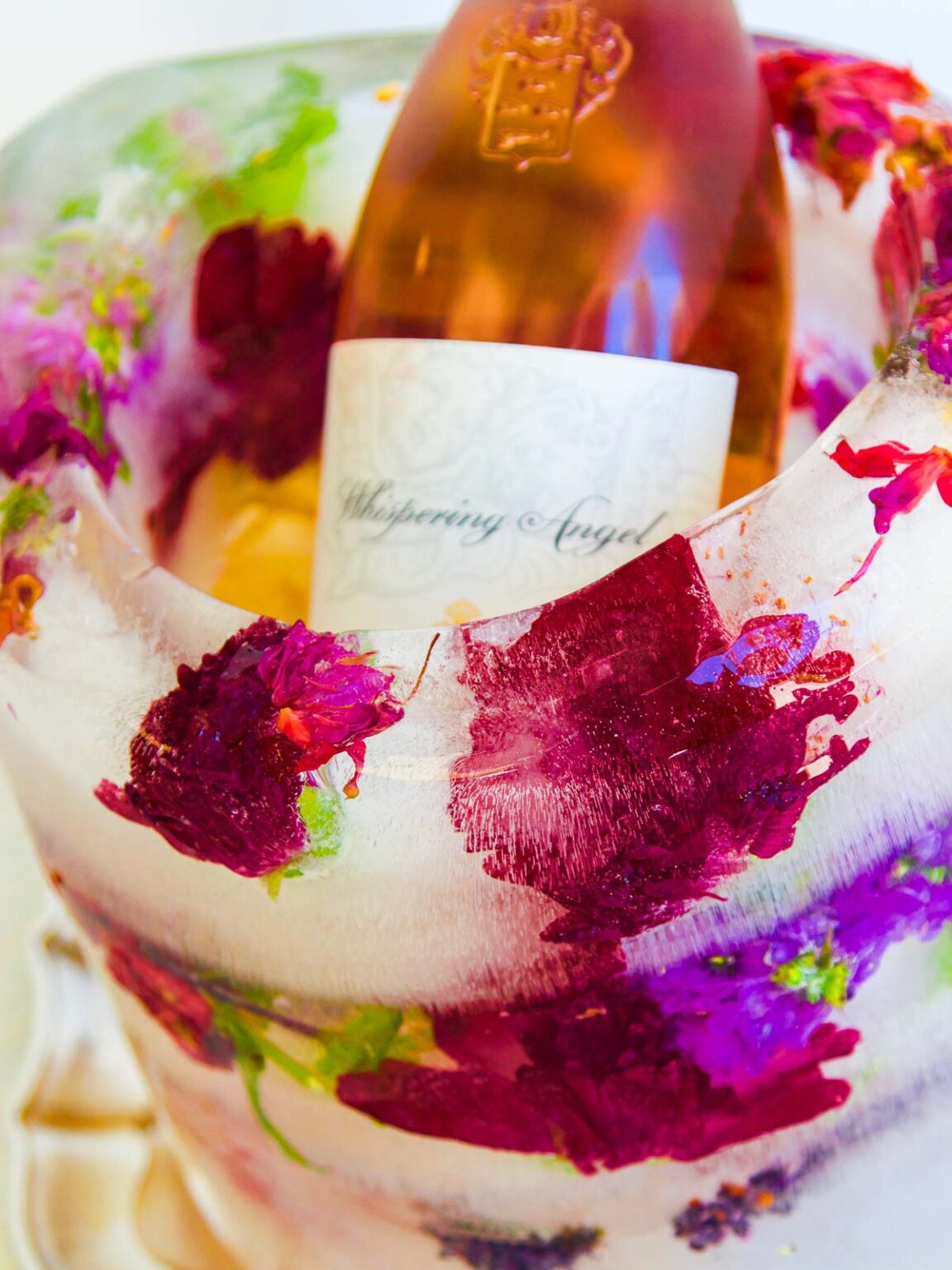 Flower Ice Bucket For Parties Delicious Table