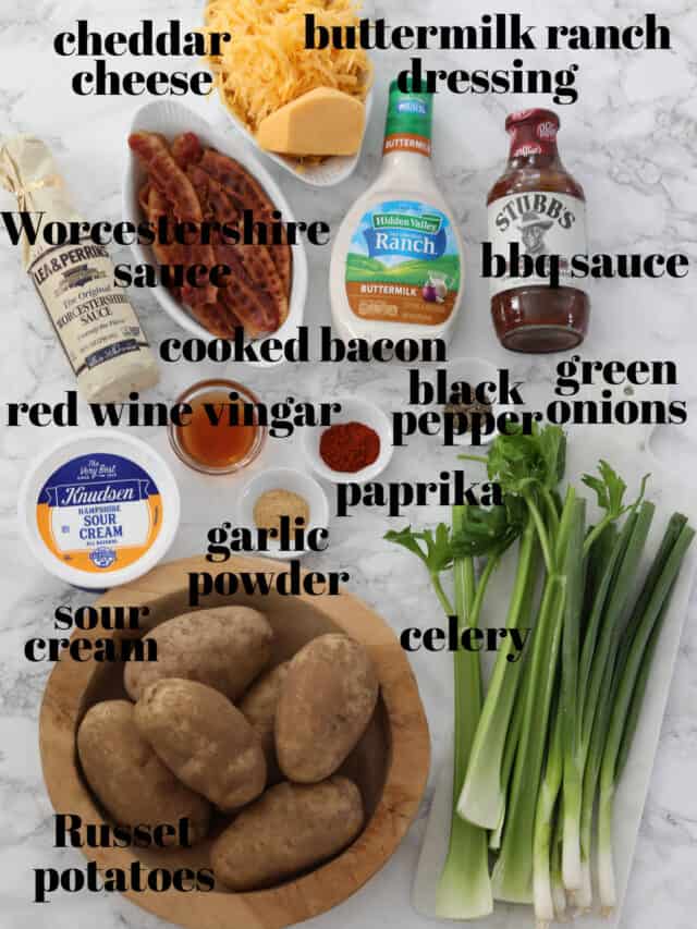 BBQ Potato Salad Recipe - Delicious Table