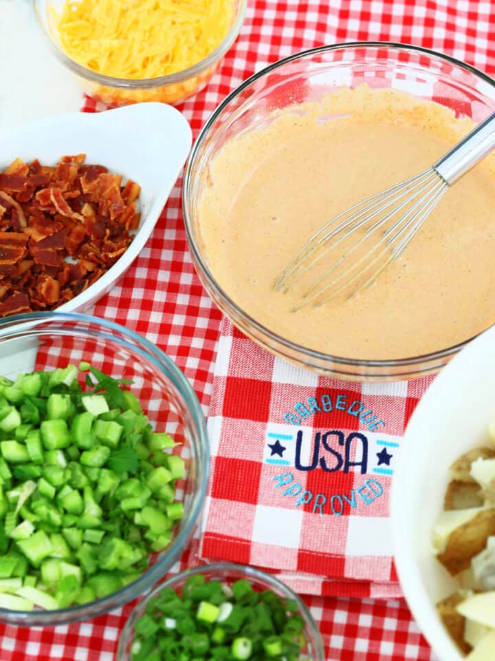 BBQ Potato Salad Recipe - Delicious Table