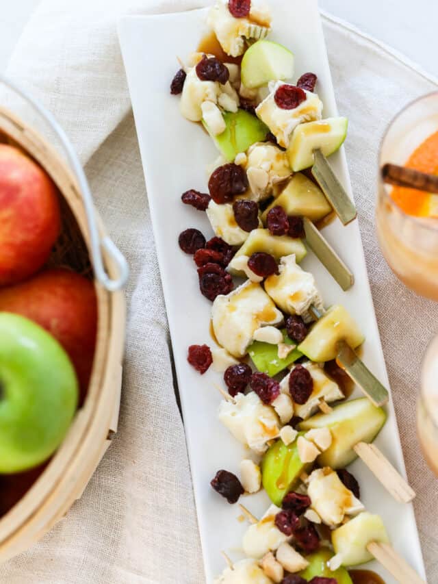 Caramel Apple Brie Appetizers Delicious Table