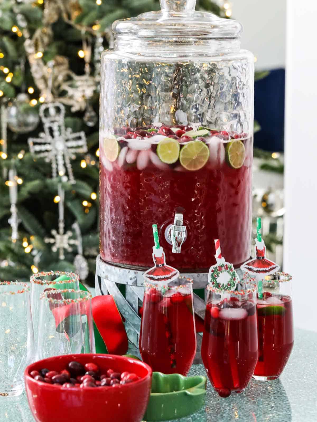 Christmas Punch {Best Batch Holiday Cocktail} –