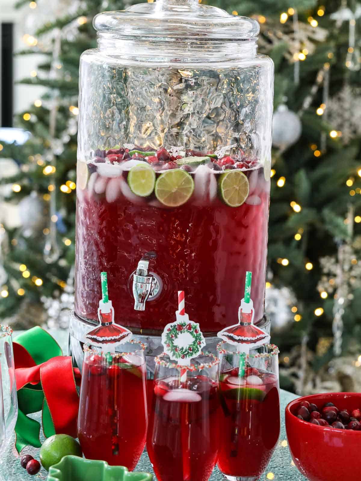 Kitchen, Christmas Holiday Drink Dispenser