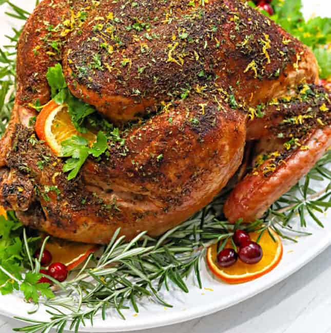 Roast Turkey Dry Brine Recipe Delicious Table