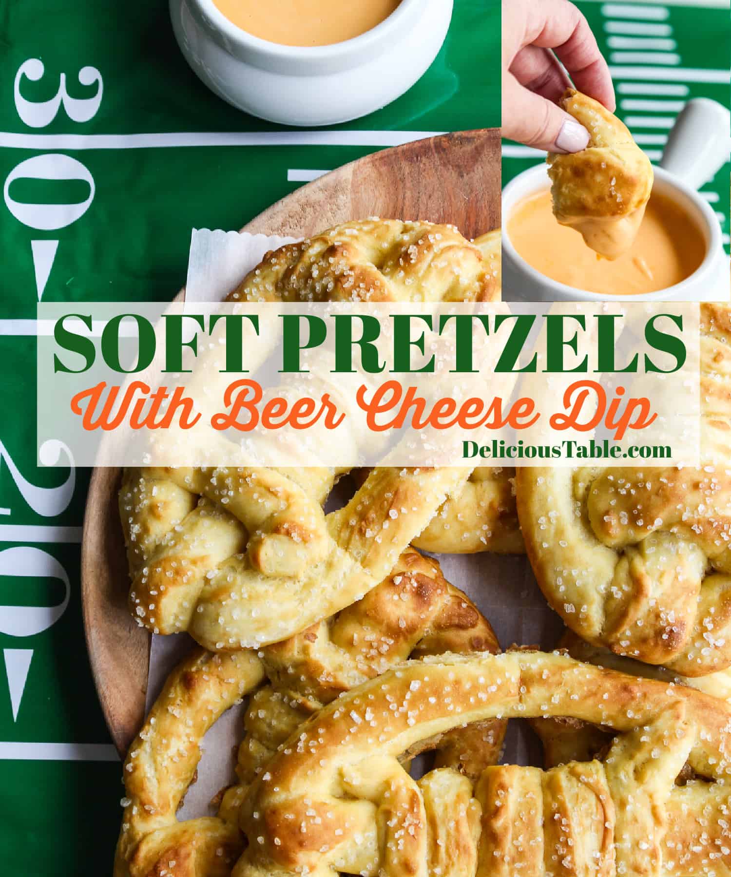 Soft Pretzels With Beer Cheese Dip Recipe Delicious Table