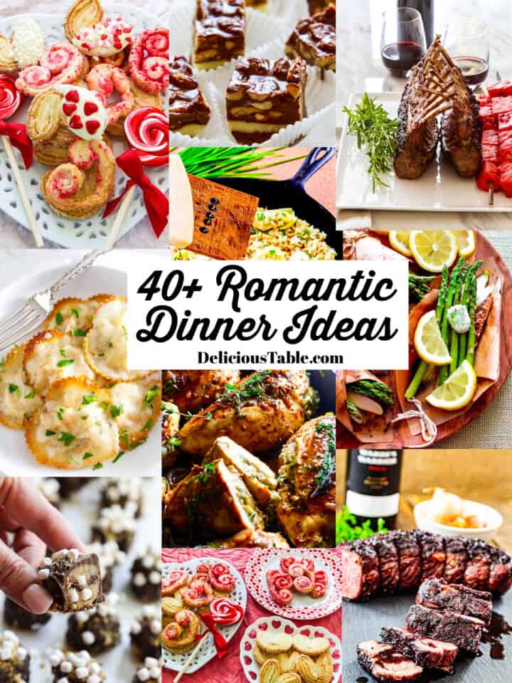 40 Romantic Dinner Ideas - Delicious Table