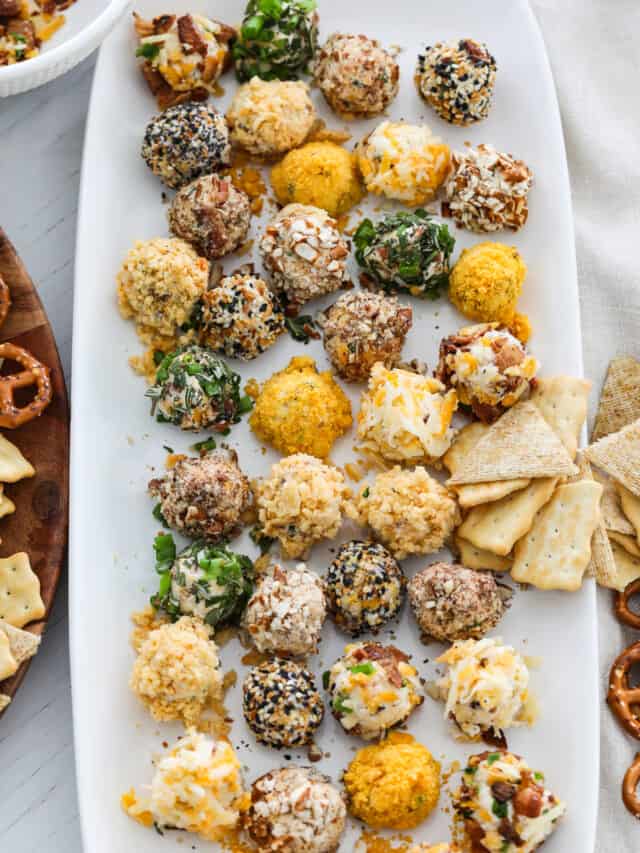 Cheese Truffles Recipe (Mini Cheese Balls) - Delicious Table