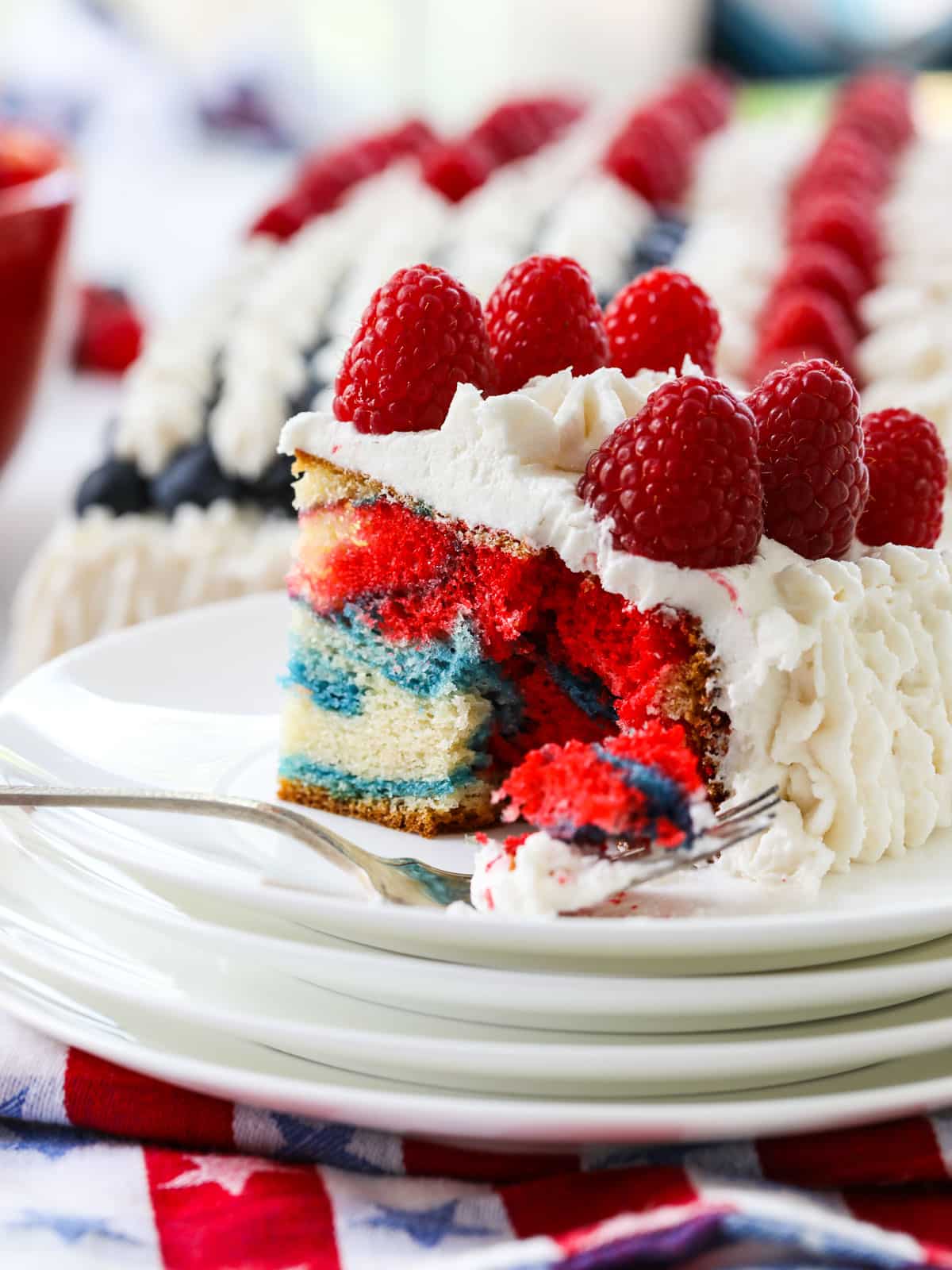 Celebrate America Flag Edible Cake Topper Image - 1/4 Sheet - Walmart.com