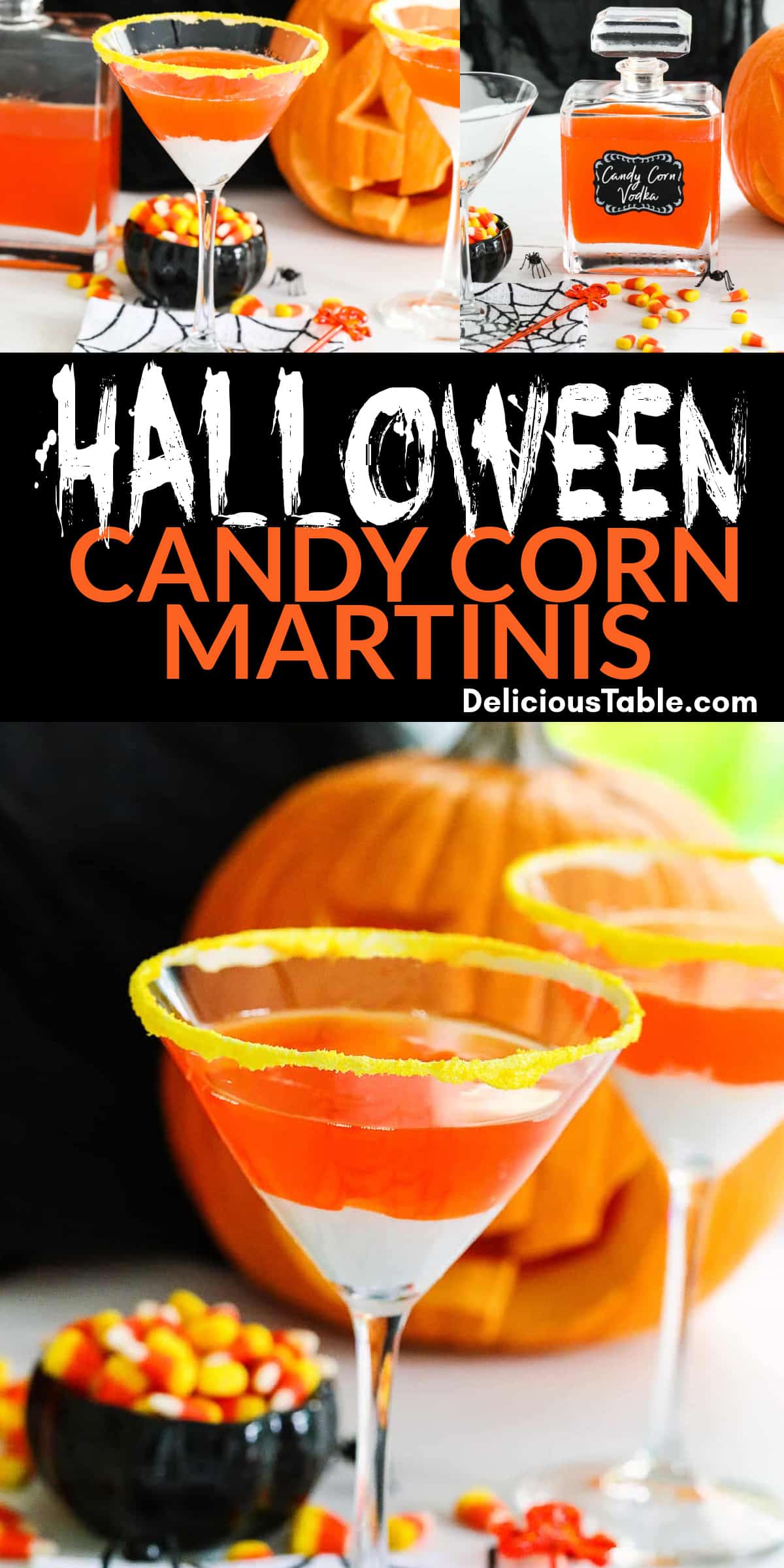 Candy Corn Martini Recipe Delicious Table