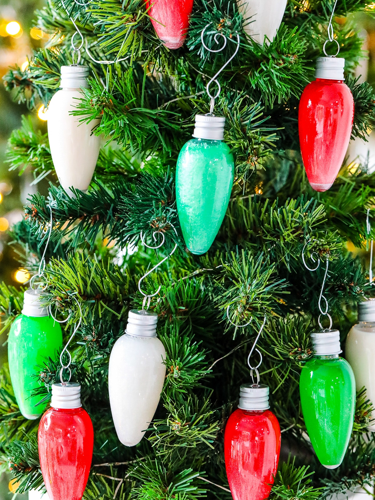 Christmas Booze Christmas Fillable Booze Tree Ornaments Water