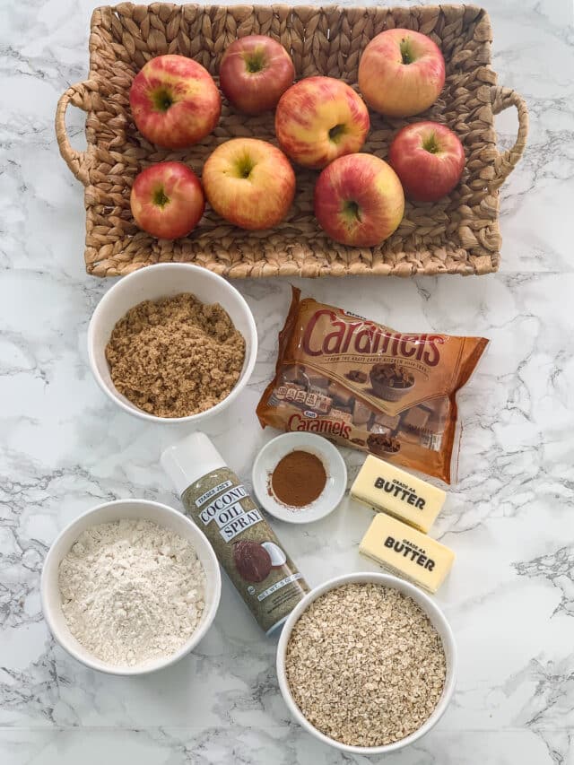 Caramel Apple Crisp Recipe Delicious Table